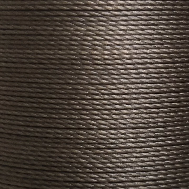 Taupe WeiXin waxed polyester thread
